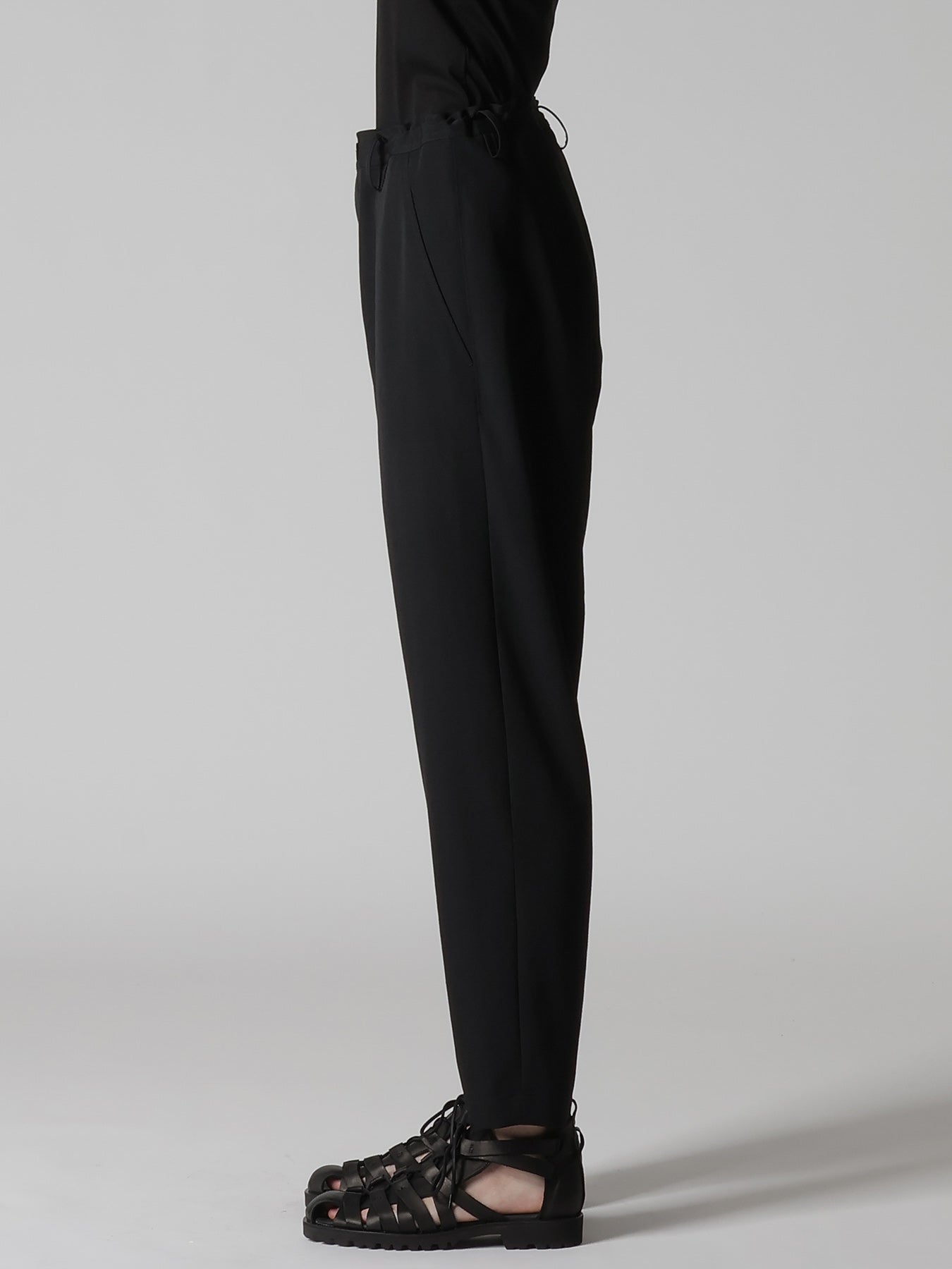 WOOL GABARDINE TAPERED PANTS – THE SHOP YOHJI YAMAMOTO