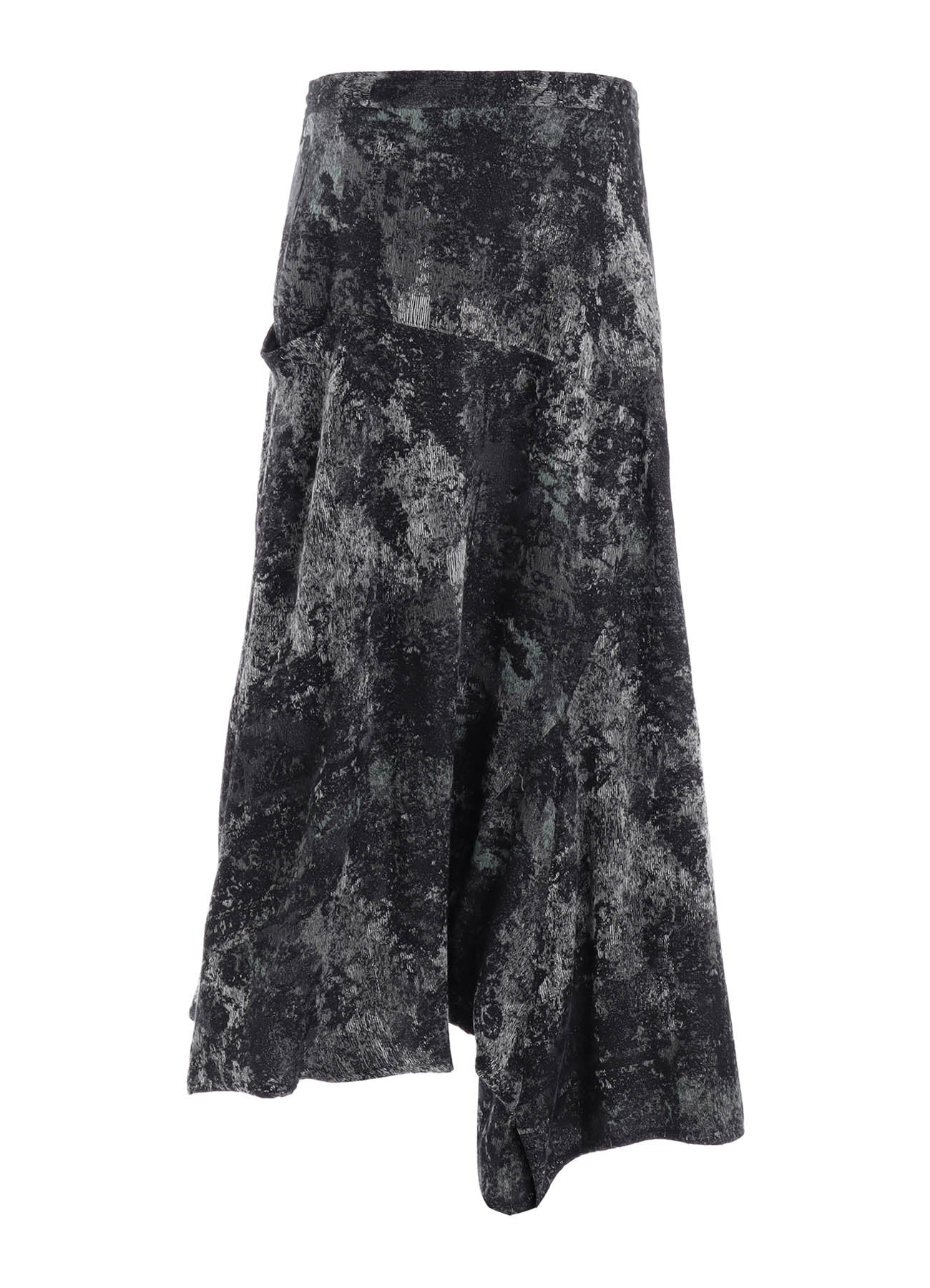 RUG PATTERN JACQUAR ASYMMETERIC PANTS