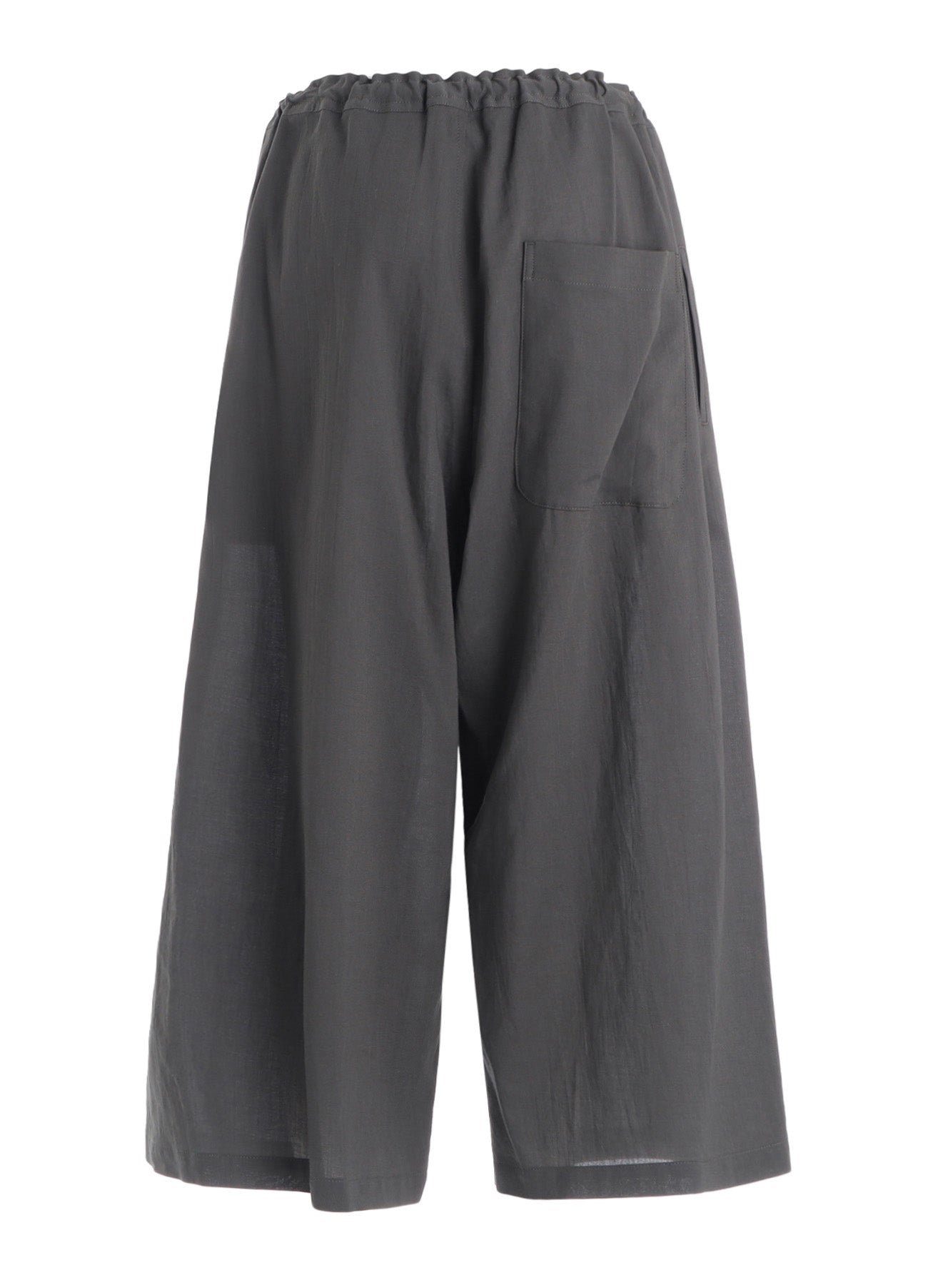 COTTON VOILE VIYELLA FRONT TUCK WIDE PANTS – THE SHOP YOHJI YAMAMOTO