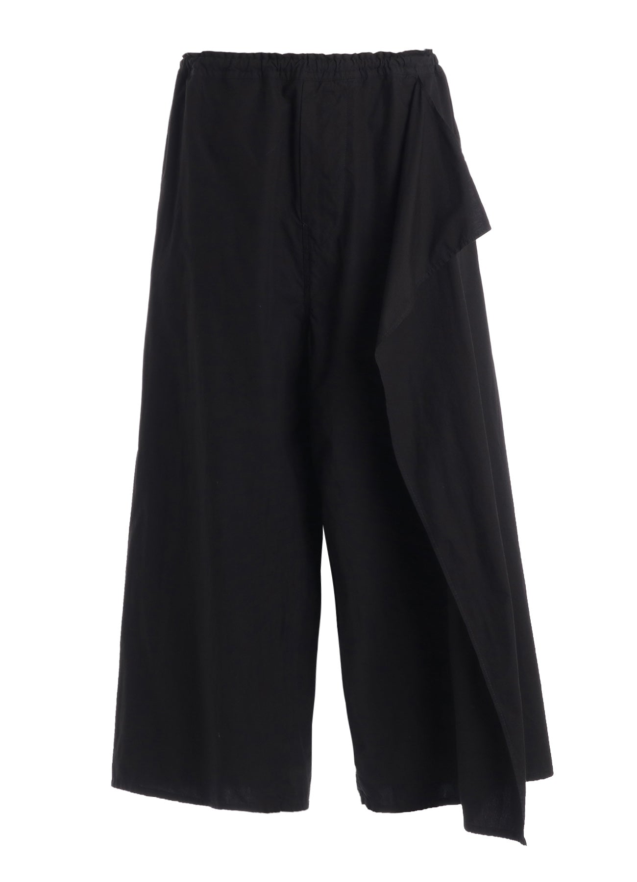 COTTON TYPEWRITER LEFT DRAPE PANTS