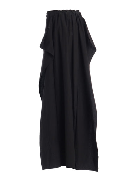 COTTON TYPEWRITER LEFT DRAPE PANTS