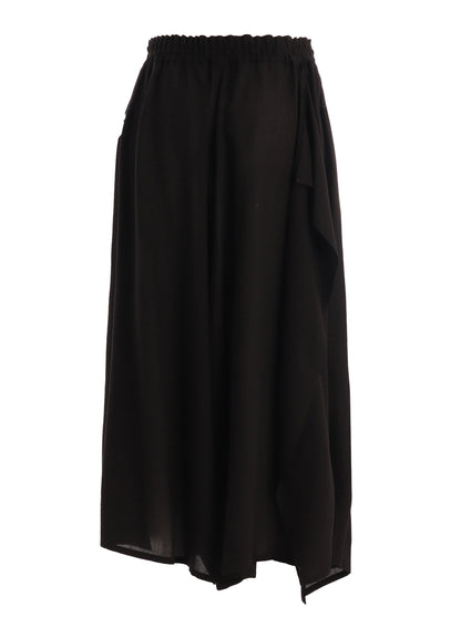 RY/NY GAUZE DRAPE FLARE PANTS