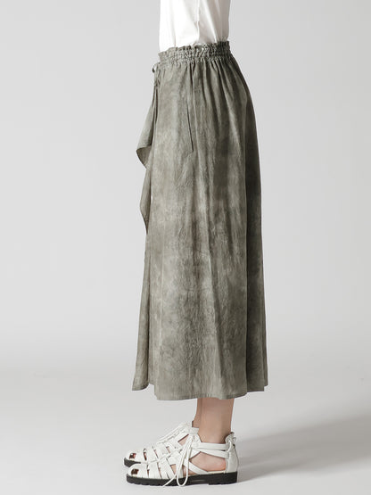 "CHUSEN" DRAPE FLARE PANTS