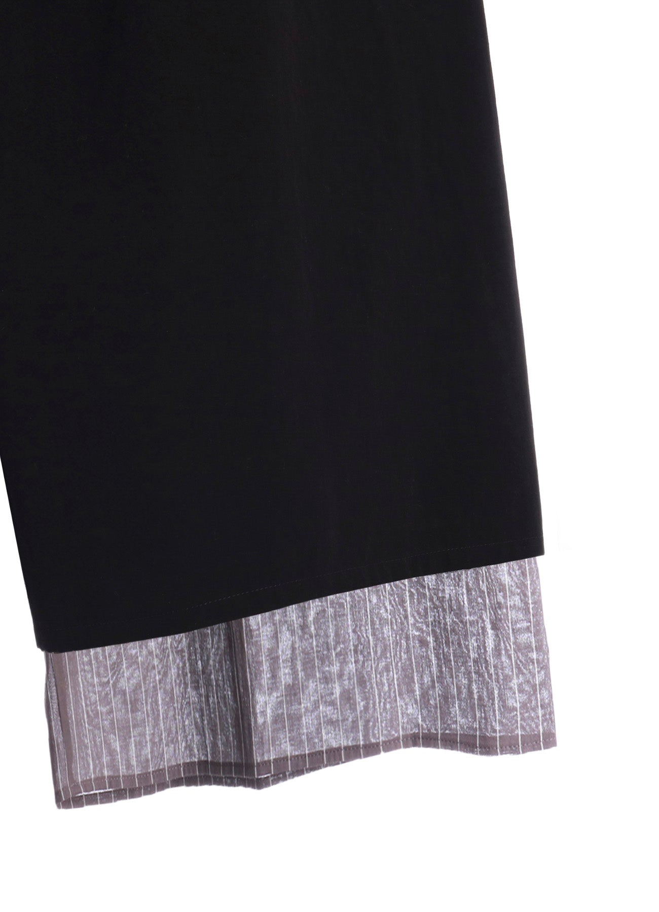 COTTON BROAD GATHERE DOUBLE PANTS