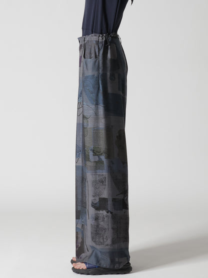 CU/DUNGAREE LIGHT TWILL LONG STRAIGHT PANTS