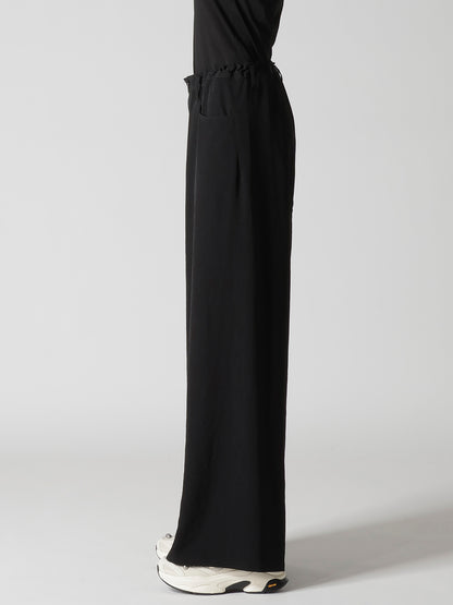 TA/PE CREPE DE CHINE LONG STRAIGHT PANTS