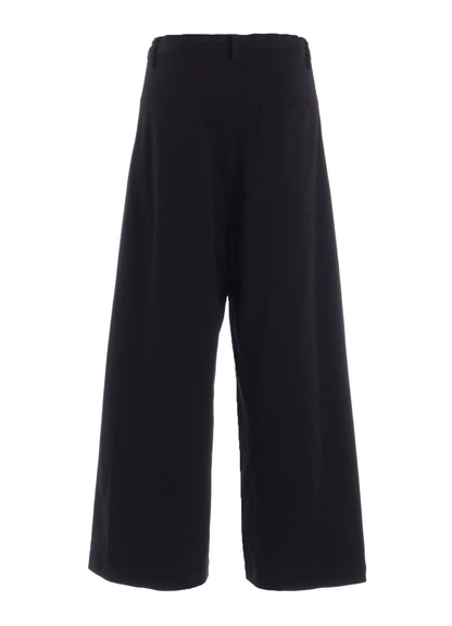 COTTON INLAY LONG STRAIGHT PANTS