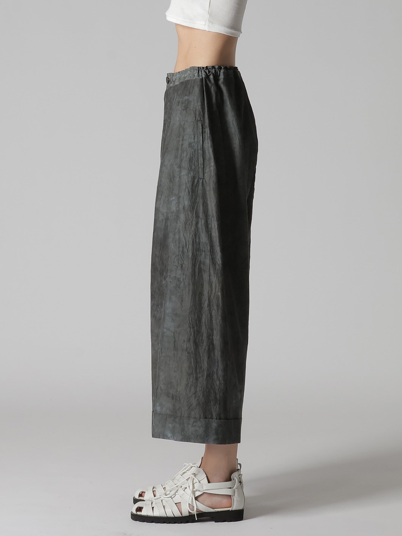 スーツ yohji yamamoto FRONT TUCK PANTS CHUSEN