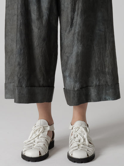 "CHUSEN" FRONT TUCK PANTS