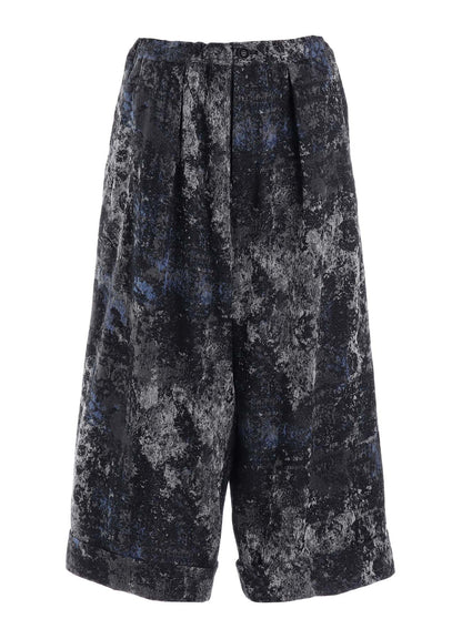 RUG PATTERN JACQUAR FRONT TUCK MACKIN PANTS