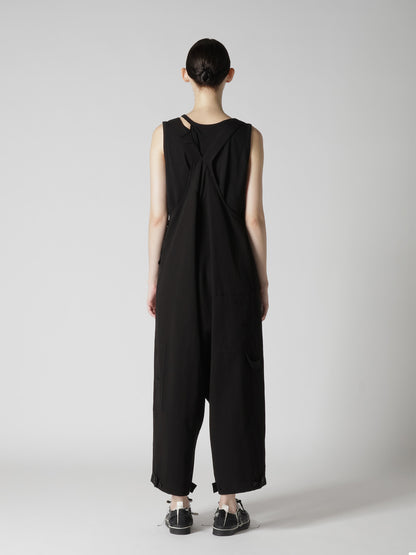 COTTON FLAX GABARDINE OVERALL