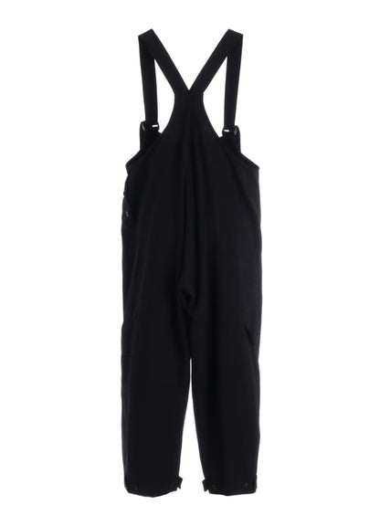 COTTON FLAX GABARDINE OVERALL