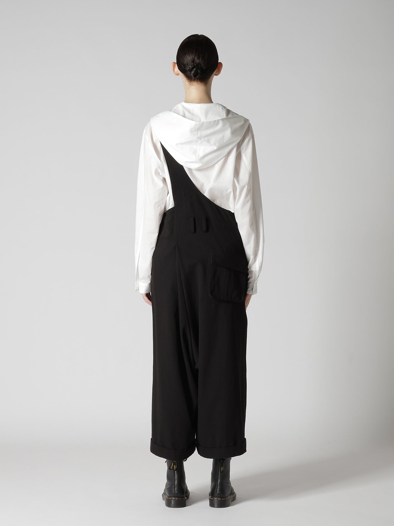 よしゆ COTTON FLAX GABARDINE CENTER TUCK PANTS – THE SHOP YOHJI YAMAMOTO