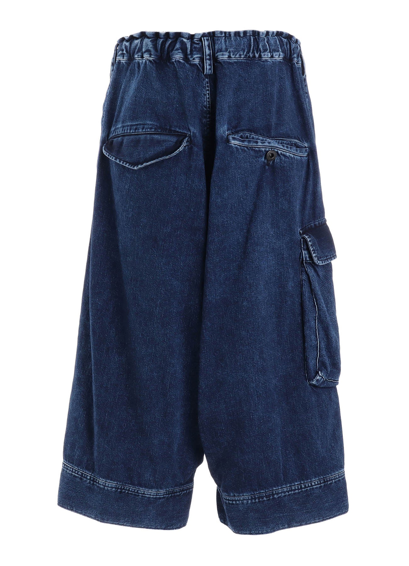 8OZ DENIM CHEMICAL WASH HEM CUFFS SAROUEL PANTS – THE SHOP YOHJI