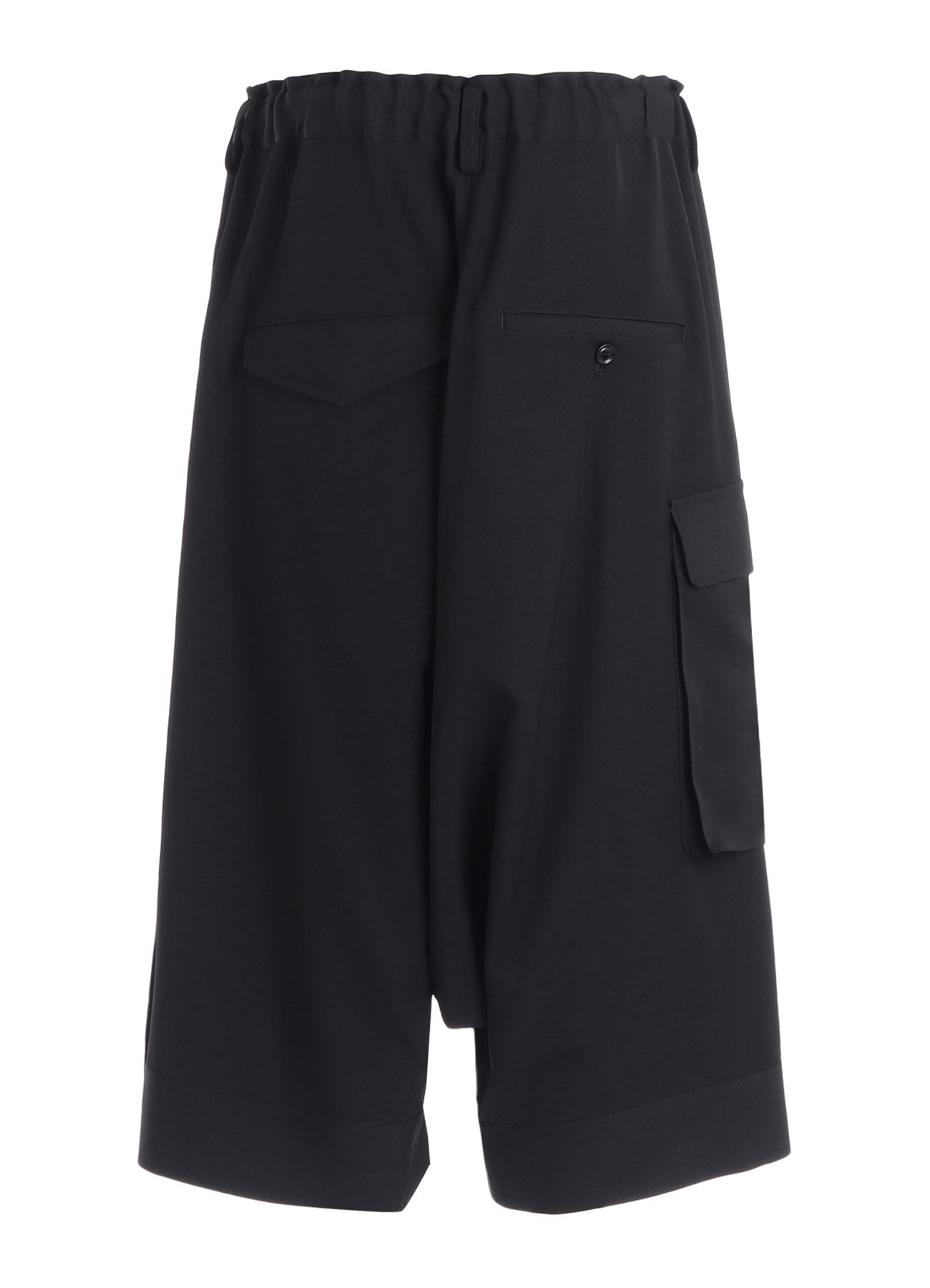 WOOL GABARDINE HEM CUFFS SAROUEL PANTS – THE SHOP YOHJI YAMAMOTO