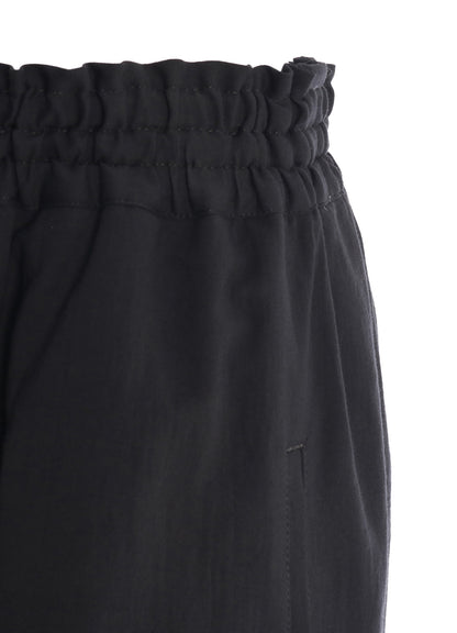 COTTON LACE PATCHWORK GATHER PANTS