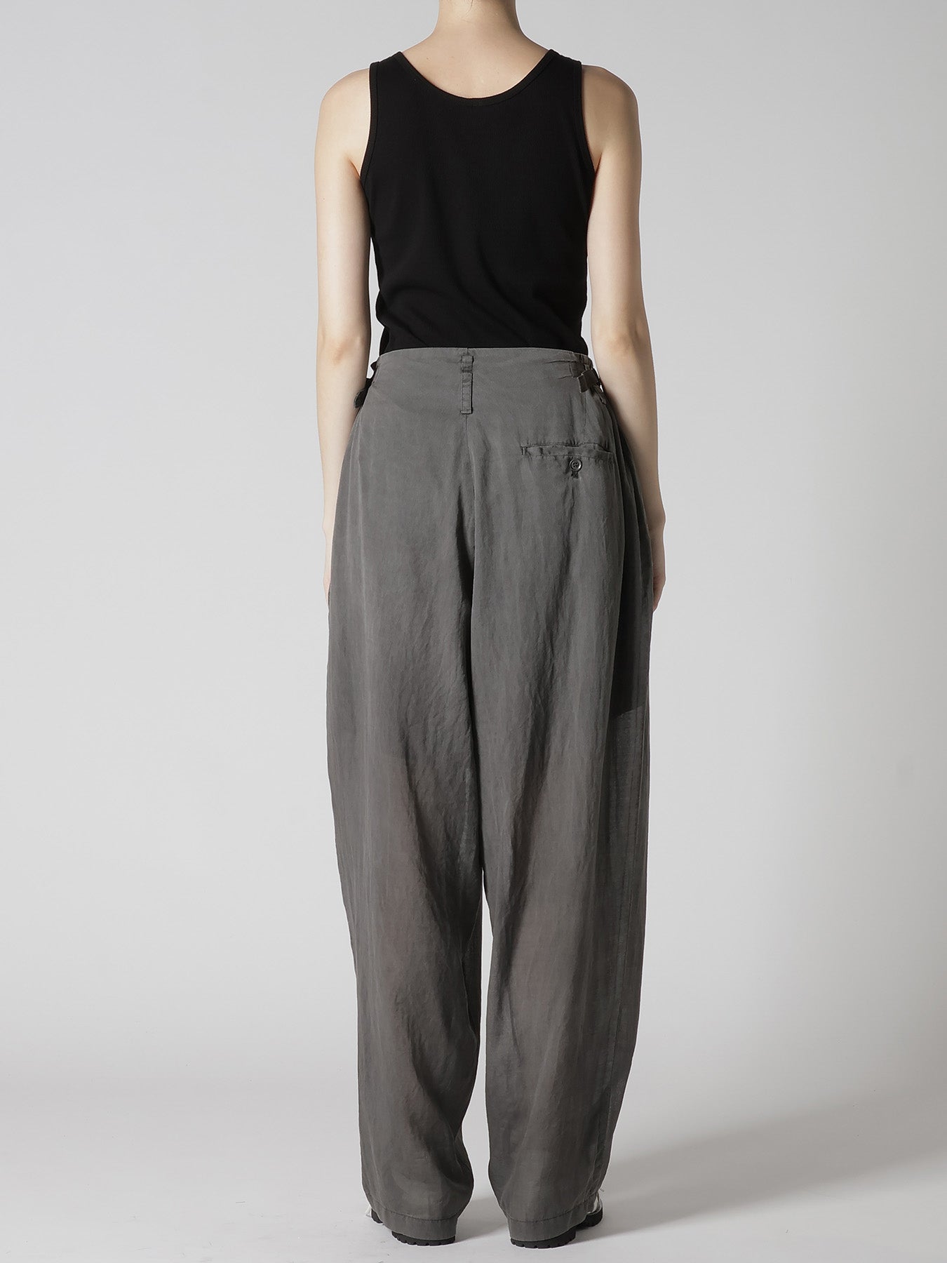 2TUCK WIDE PANTS 2tuck wide slacks pants / black（2タックワイド 