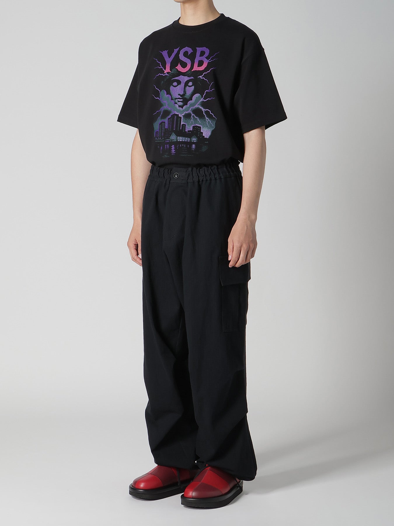 HARD TWISTED NIDOM BIO WASH CARGO PANTS