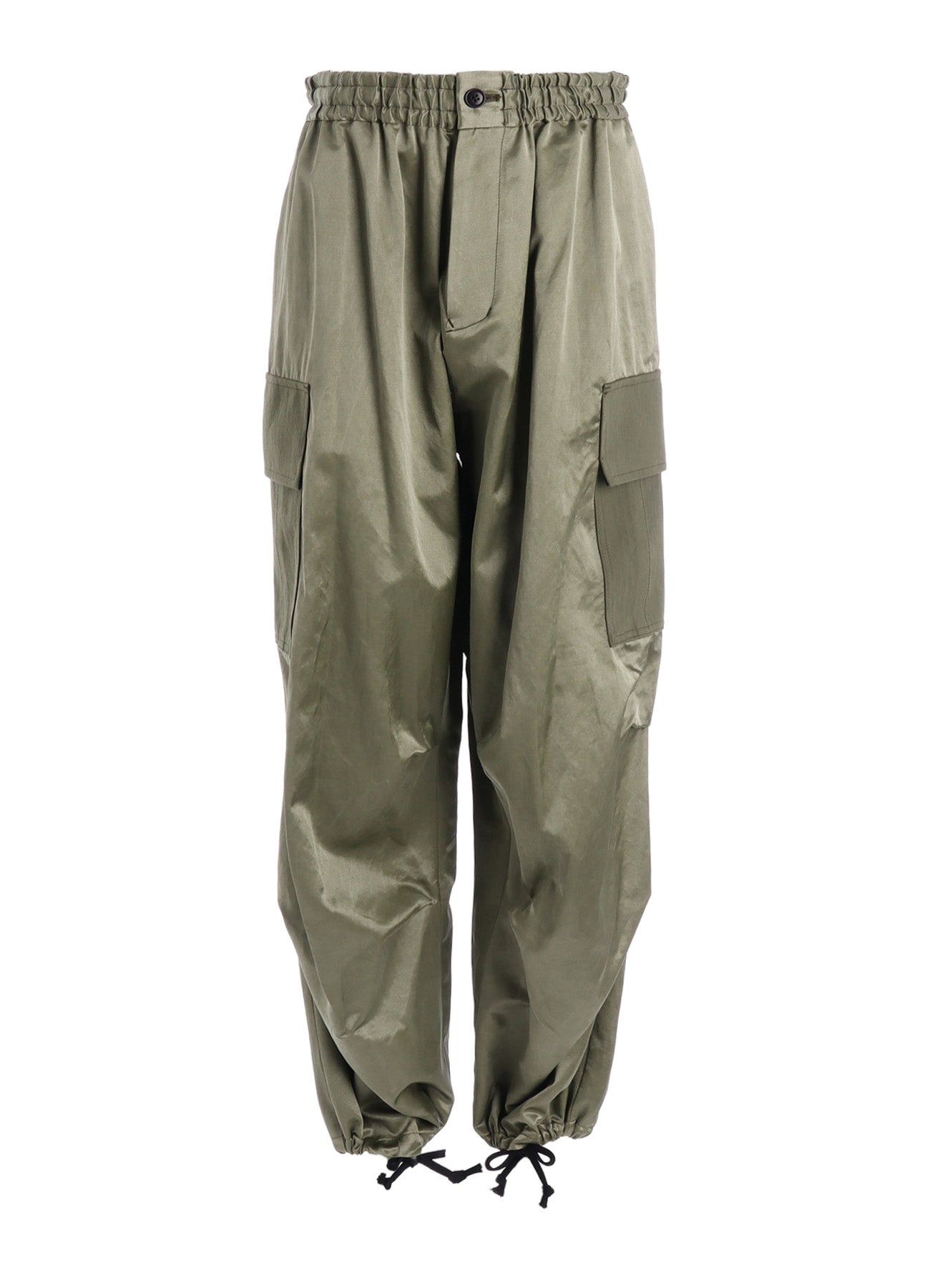 SATIN/COTTON CARGO PANTS