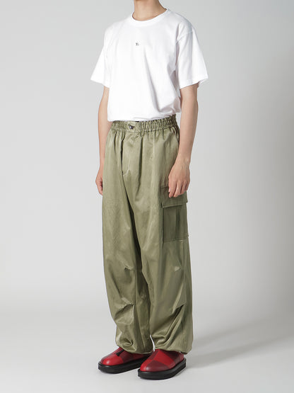 SATIN/COTTON CARGO PANTS