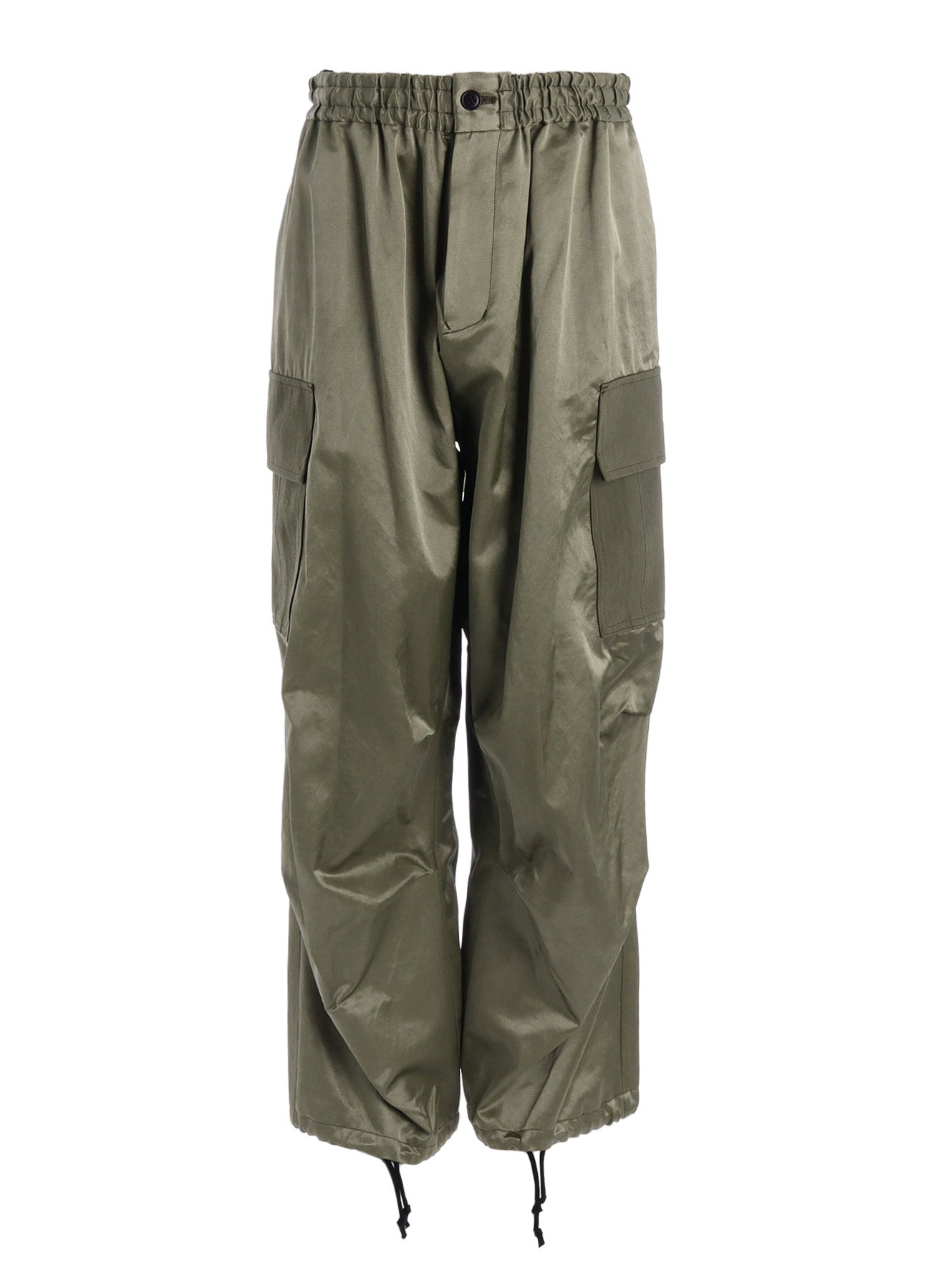 SATIN/COTTON CARGO PANTS