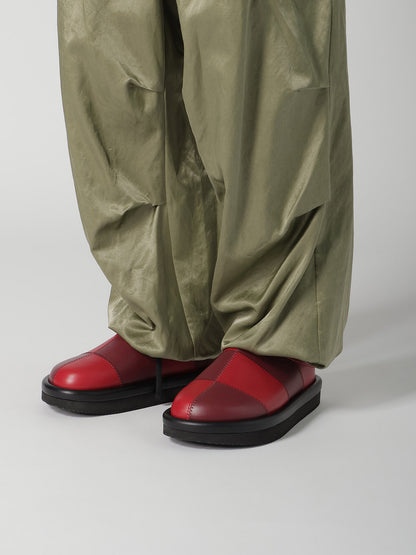 SATIN/COTTON CARGO PANTS