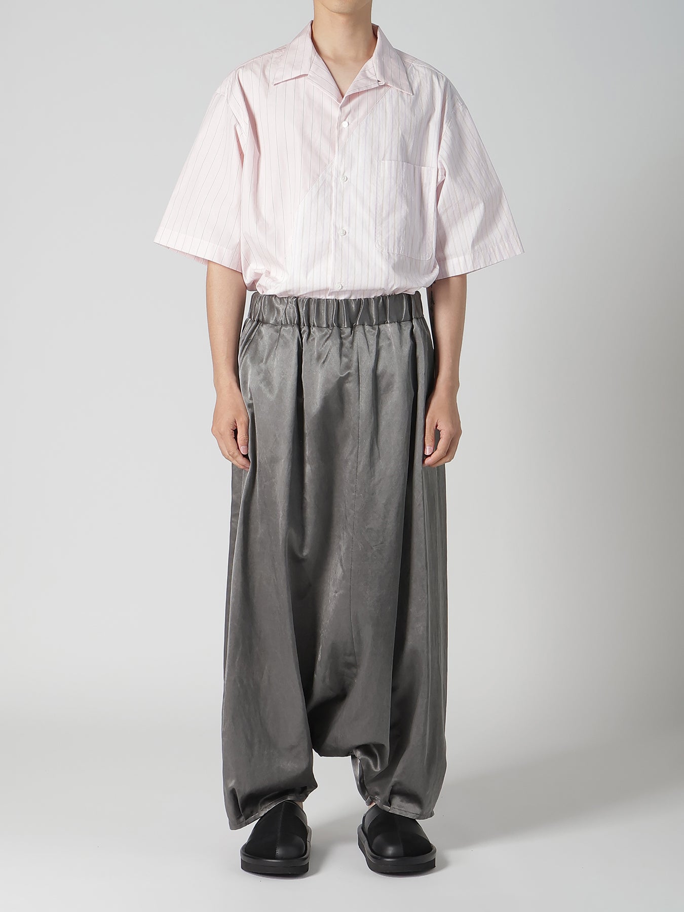 BLEACH SATIN BALLOON PANTS
