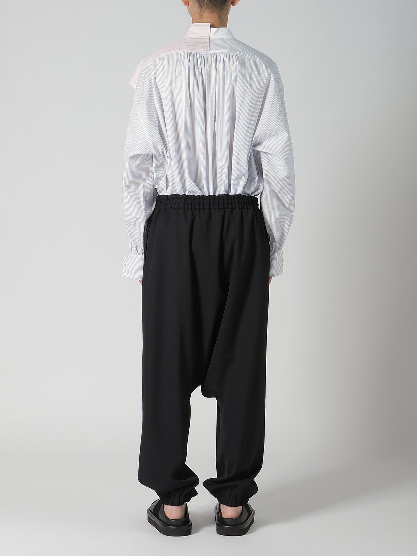 WOOL GABARDINE SAROUEL PANTS – THE SHOP YOHJI YAMAMOTO