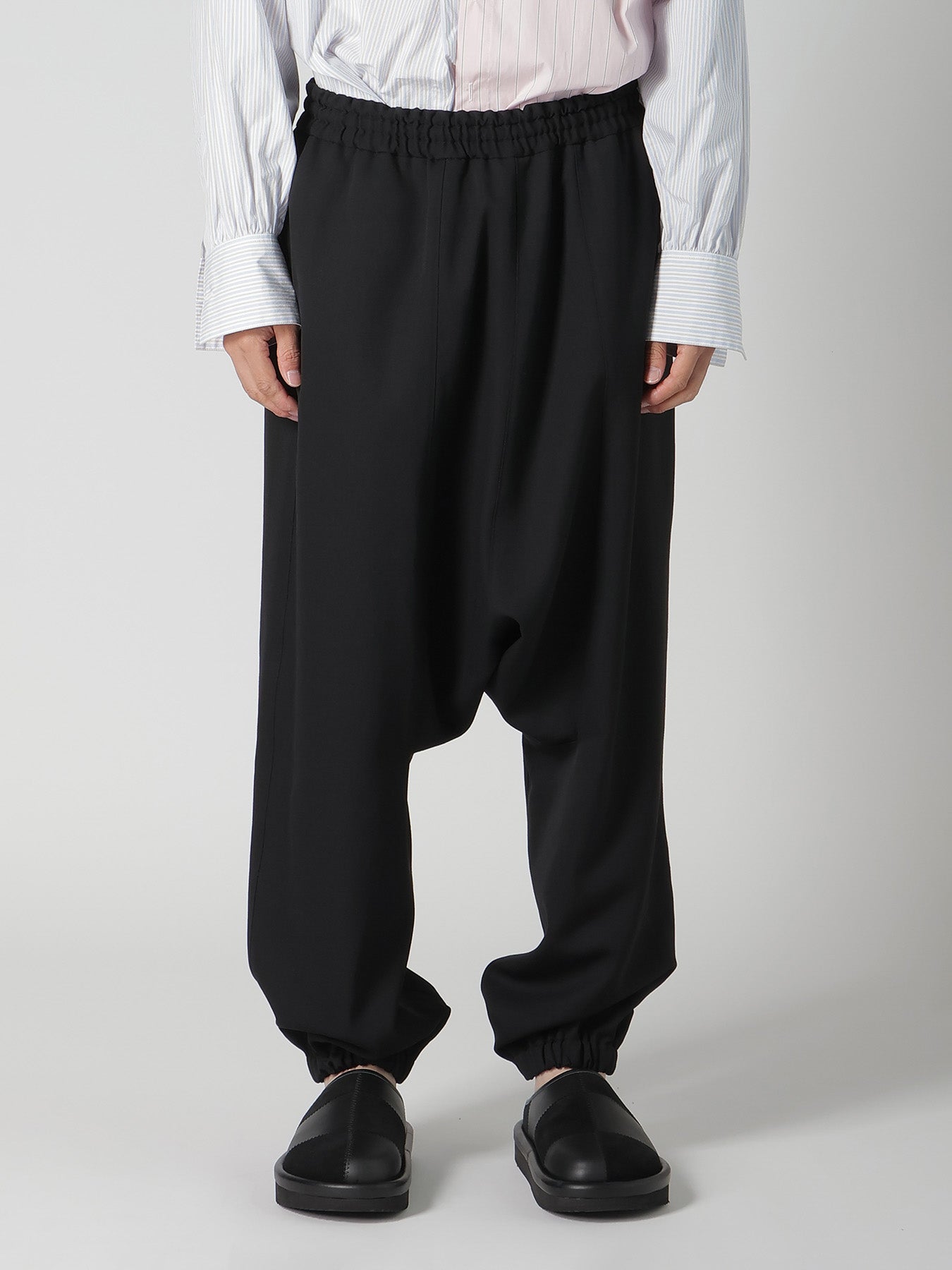 パンツ Yohji Yamamoto Wool Gabar Sarouel Pants WOOL GABARDINE SAROUEL PANTS – THE SHOP YOHJI YAMAMOTO