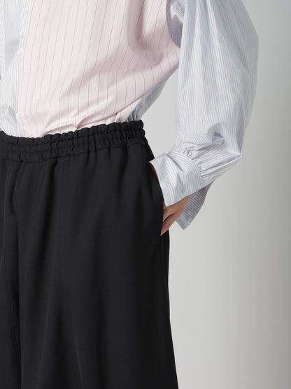 WOOL GABARDINE SAROUEL PANTS