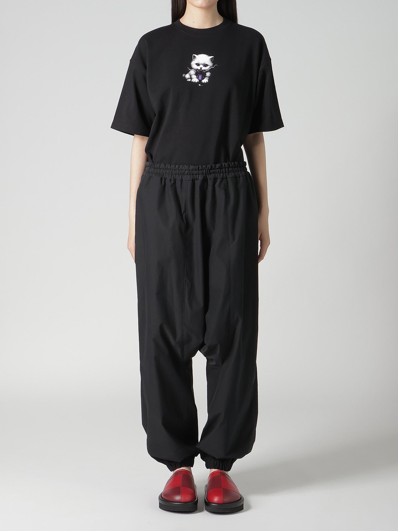 STRETCH TAFTA SAROUEL PANTS