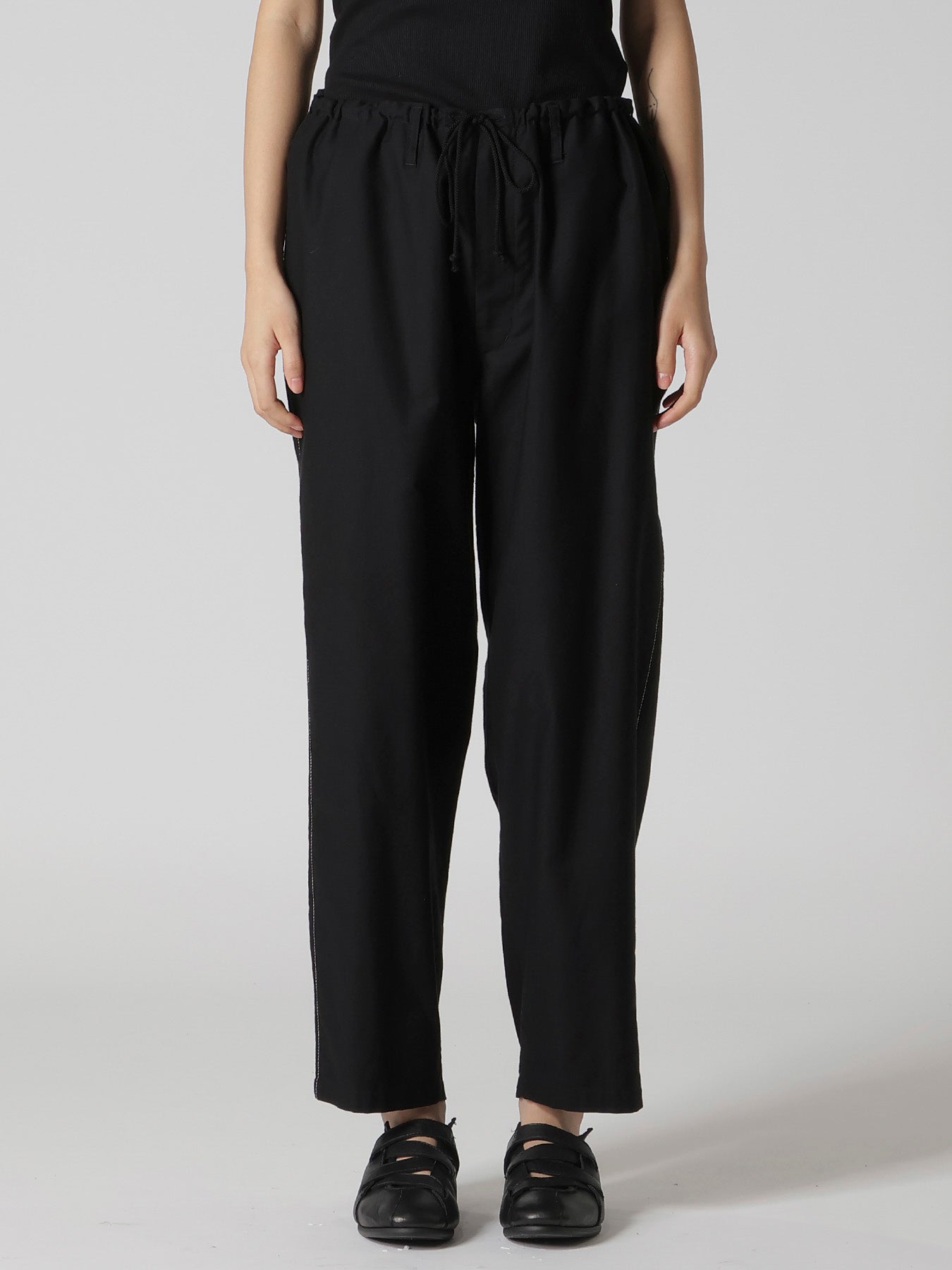 COTTON TWILL Y'S STITCH STRING PANTS