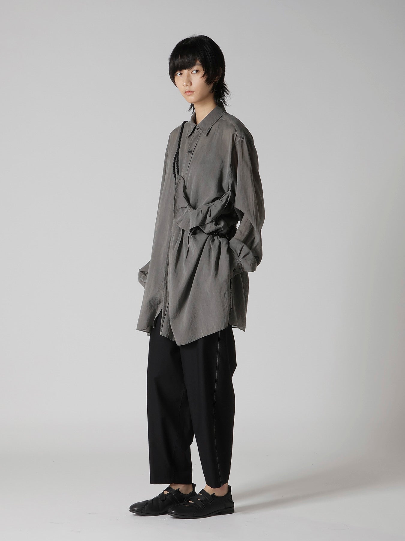 COTTON TWILL Y'S STITCH STRING PANTS