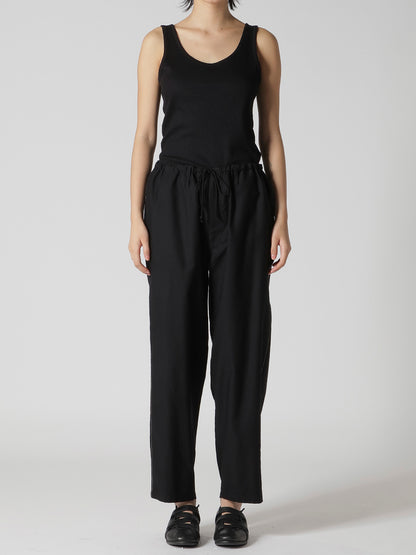 COTTON TWILL Y'S STITCH STRING PANTS
