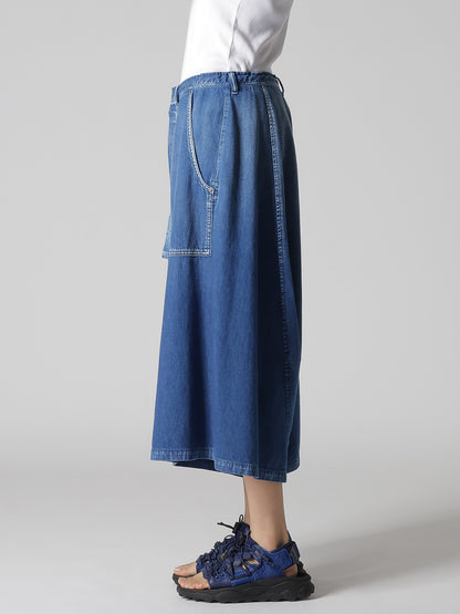 8OZ SPOTTED DENIM SAROUEL PANTS