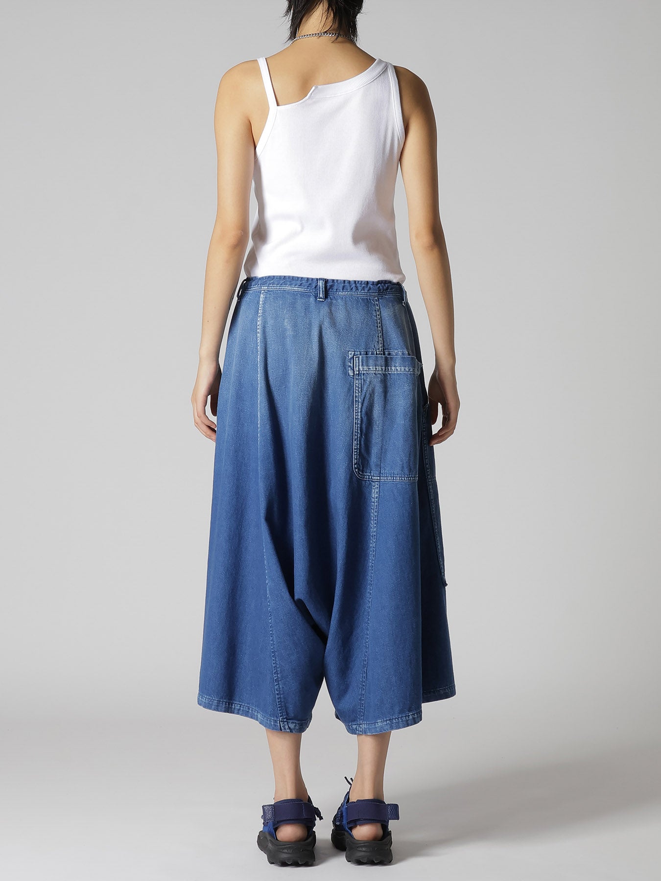 8OZ SPOTTED DENIM SAROUEL PANTS