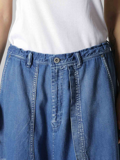 8OZ SPOTTED DENIM SAROUEL PANTS