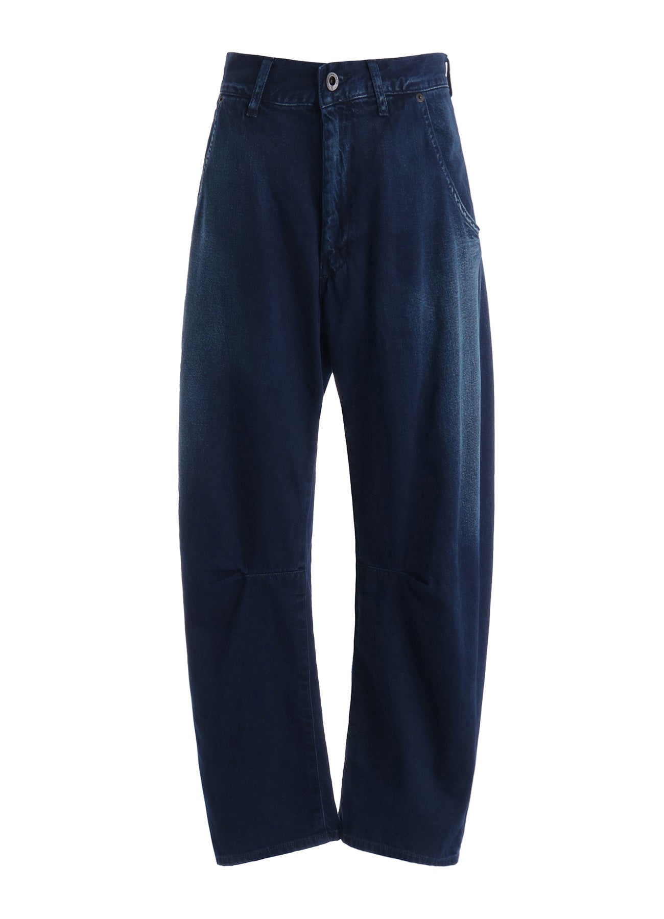 8OZ SPOTTED DENIM WIDE PANTS WITH GUSSET