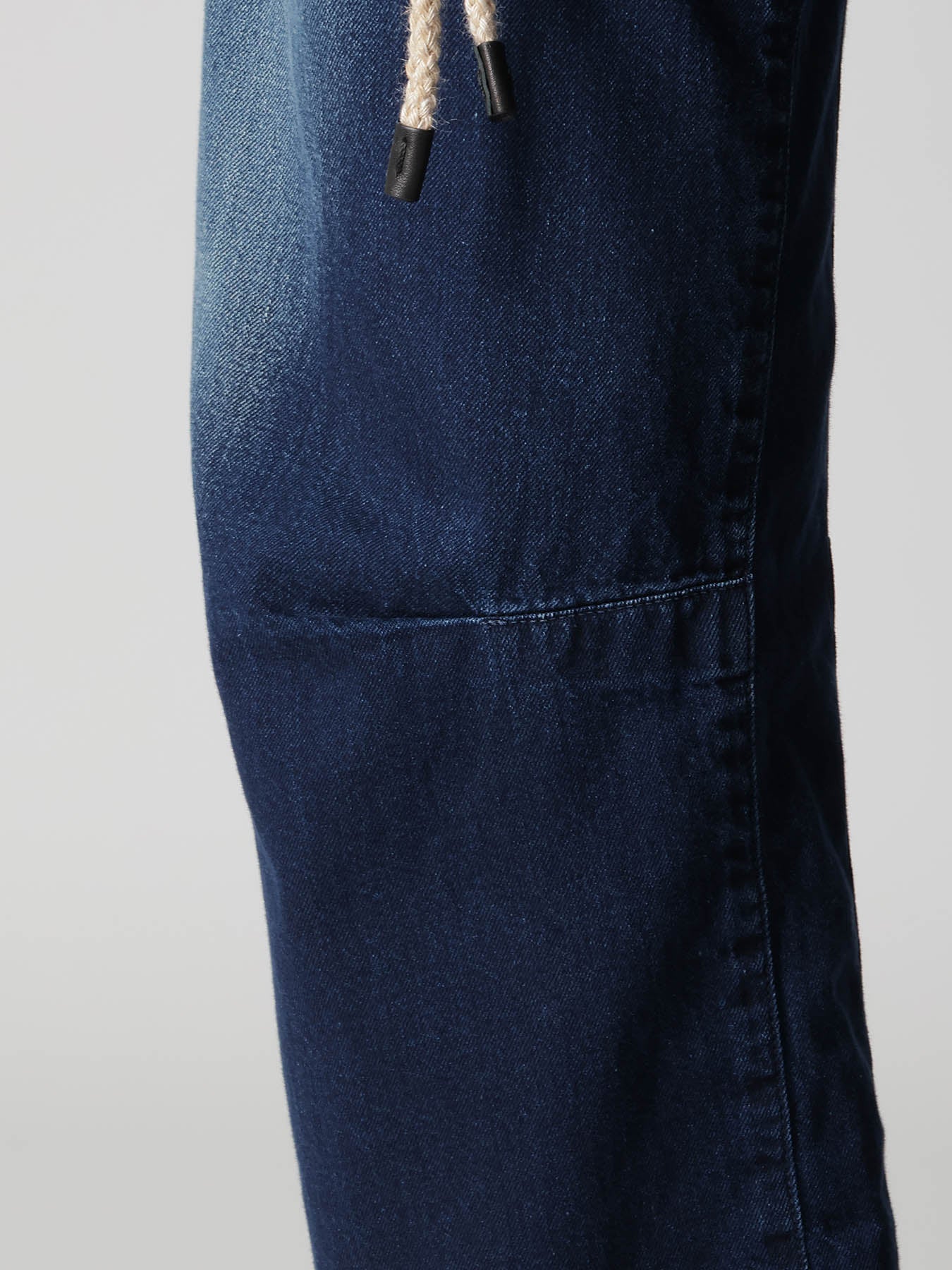 8OZ SPOTTED DENIM WIDE PANTS WITH GUSSET – THE SHOP YOHJI YAMAMOTO