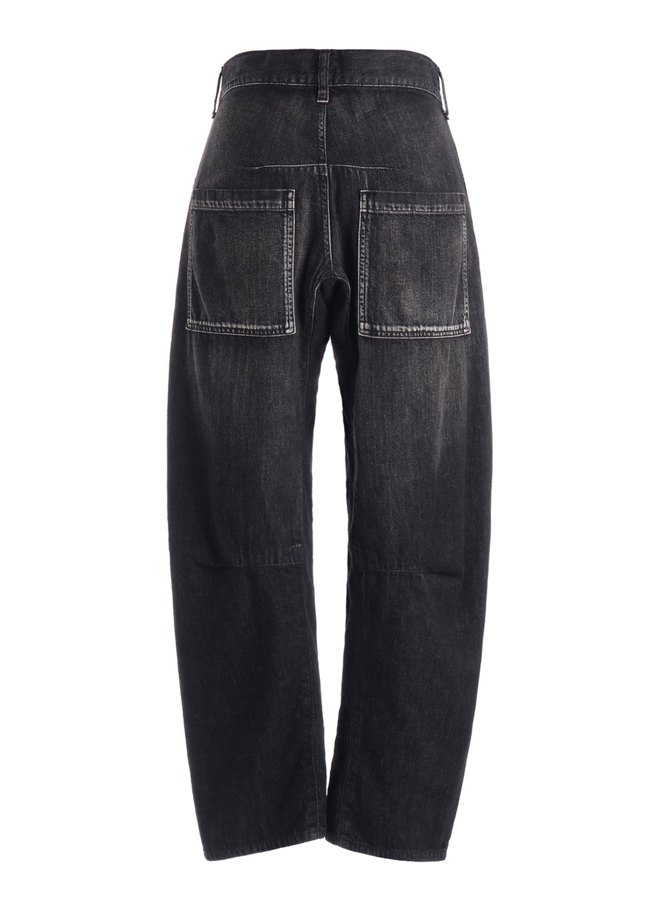 8OZ SPOTTED DENIM WIDE PANTS WITH GUSSET – THE SHOP YOHJI YAMAMOTO