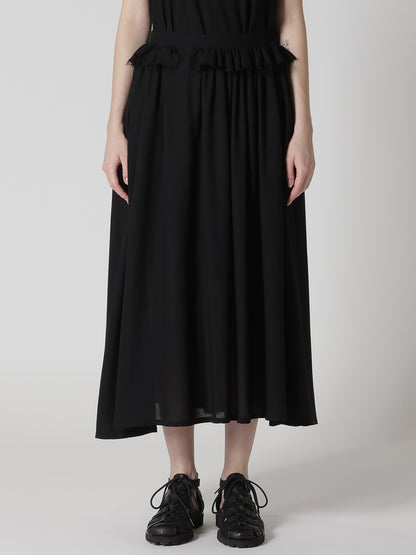 RY/NY GAUZE GATHER SKIRT