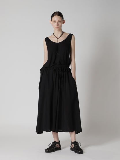 RY/NY GAUZE GATHER SKIRT