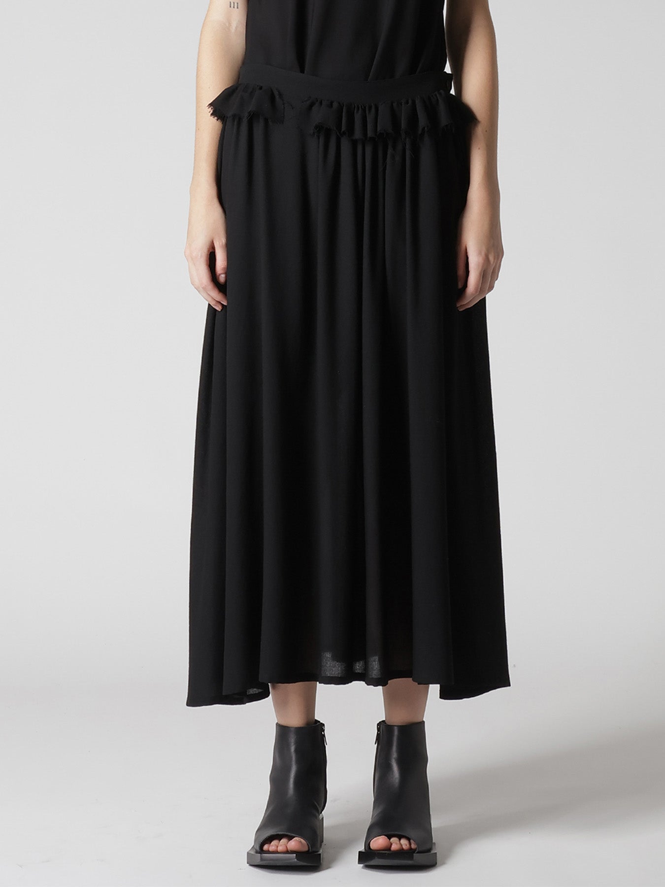 RY/NY GAUZE GATHER SKIRT