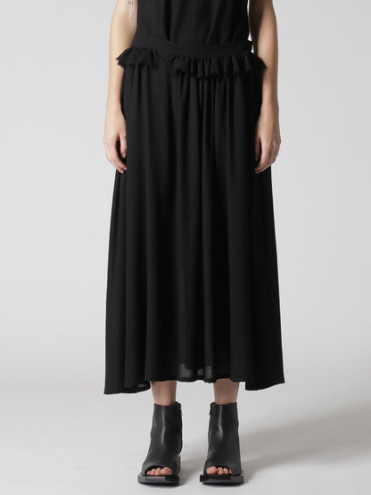 RY/NY GAUZE GATHER SKIRT