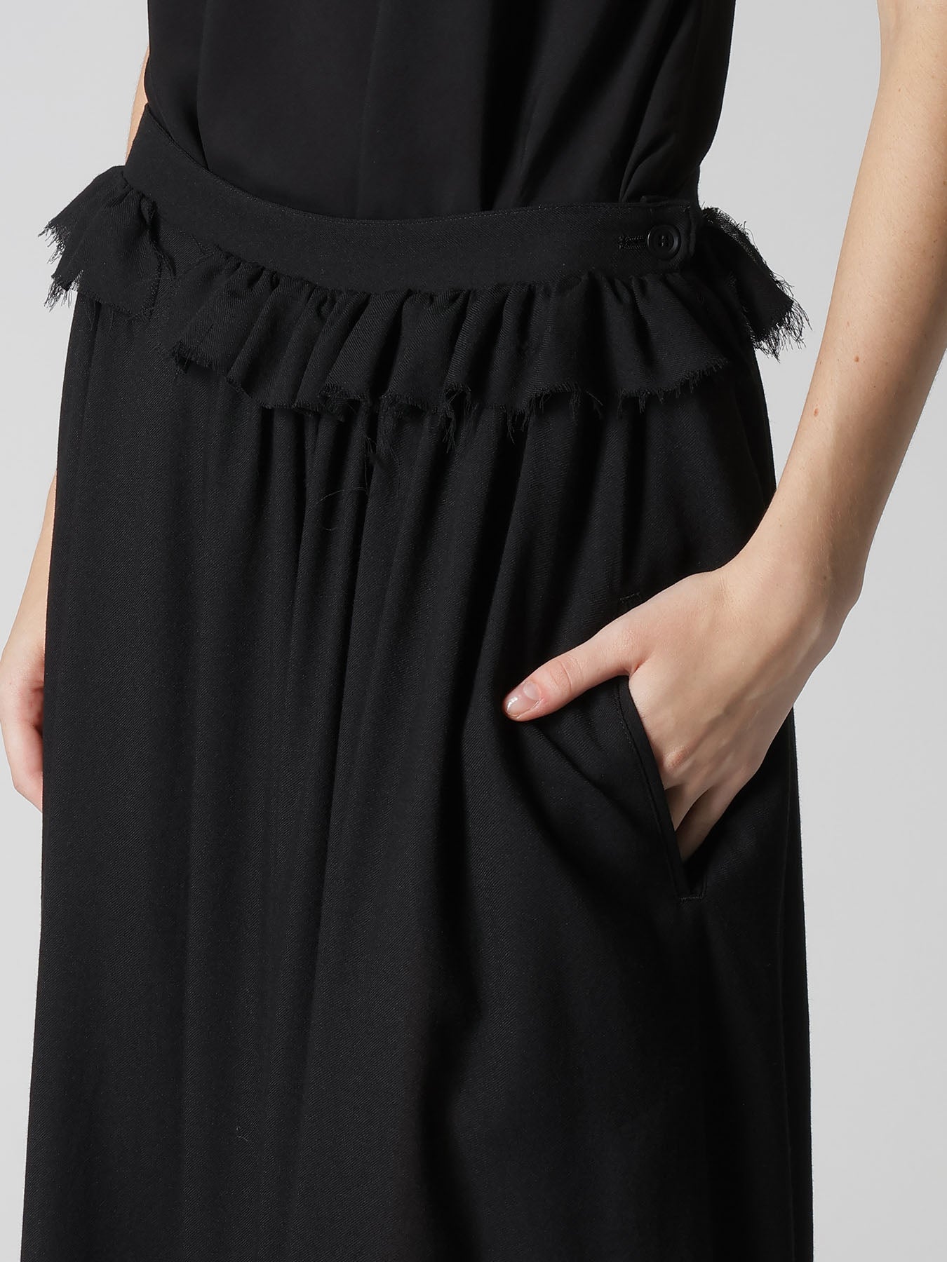 RY/NY GAUZE GATHER SKIRT