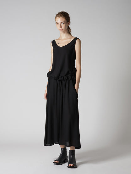 RY/NY GAUZE GATHER SKIRT
