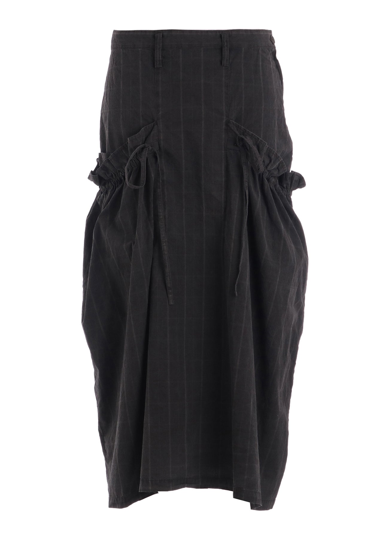 COTTON PLAID GATHER CLOTH S