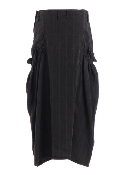 COTTON PLAID GATHER CLOTH S