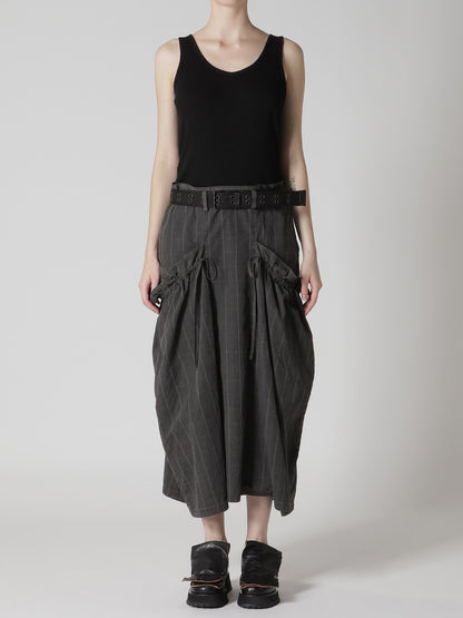 COTTON PLAID GATHER CLOTH S