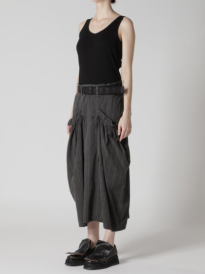 COTTON PLAID GATHER CLOTH S